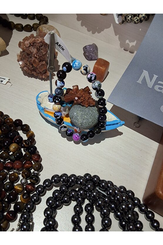 Renkli Akik Bileklik – Enerji, Denge ve Pozitif Yaşam Sertifikalı