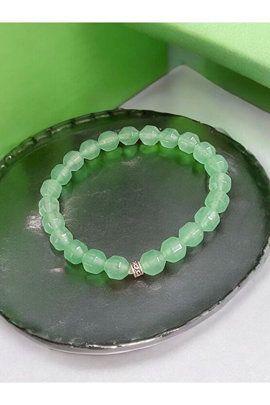 Doğal Taş Aventurin Taşı Bileklik