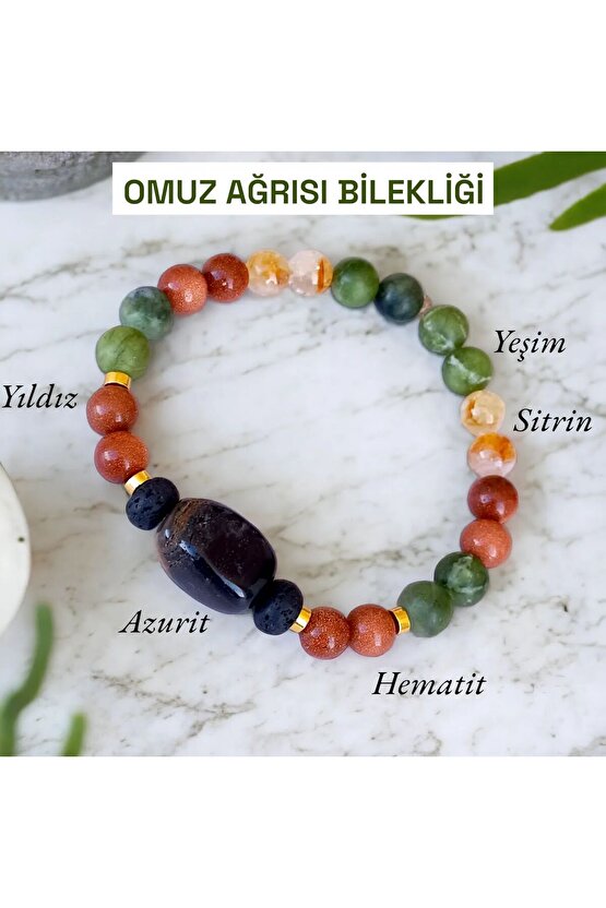 Omuz Ağrısı Doğaltaş Bileklik