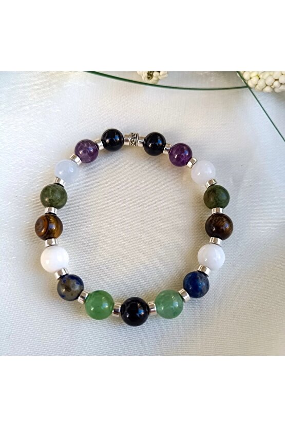 Doğal Taş Bileklik Başarı Bilekliği Erkek Çocuk