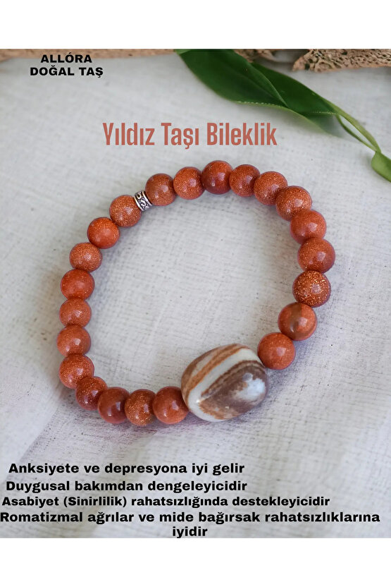 Yıldız Taşı Doğaltaş Bileklik