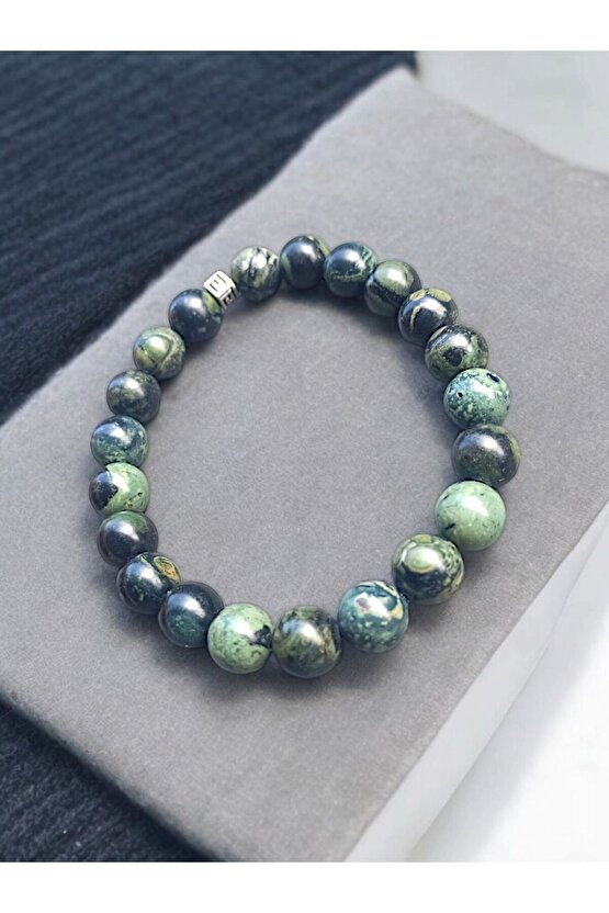 Doğal Taş Serpentin Taşı Bileklik