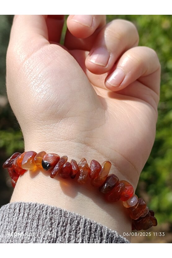 Akik Kırık Doğaltaş Kadın ve Erkek Bileklik