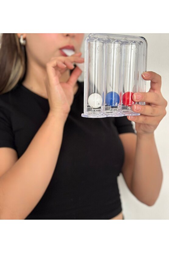 Triflo Solunum Egzersiz Cihazı 3 Top Solunum Egzersiz Aleti