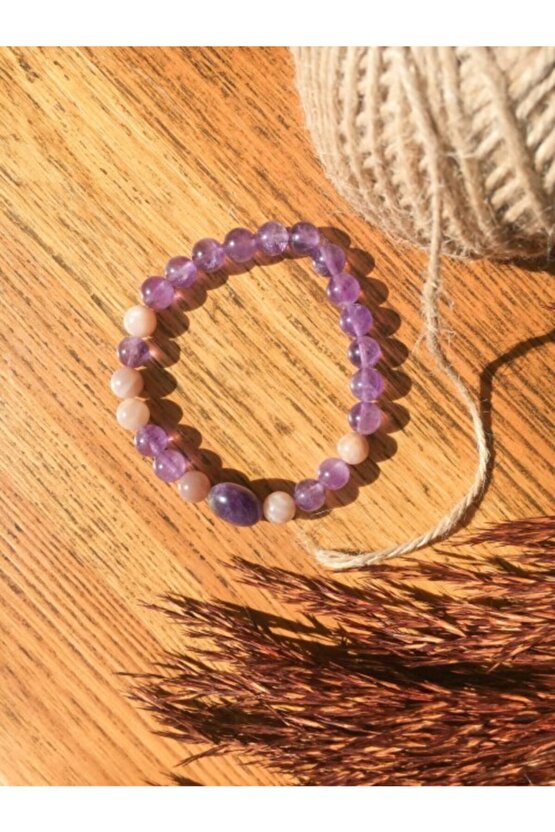 Ametrin Ve Güneş Taşı Bileklik