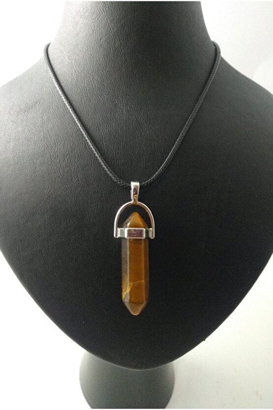 Kaplangözü Taşı Kolye Çivi Şeklinde Doğaltaş Kolye