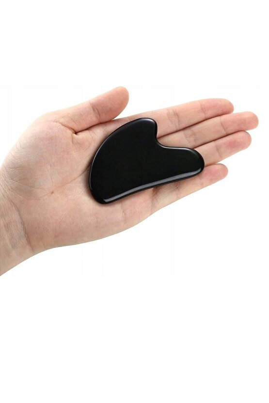 Sertifikalı Obsidyen Gua Sha Masaj Taşı