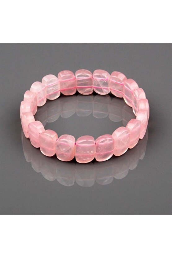 Pembe Kuvars Bileklik Model 3