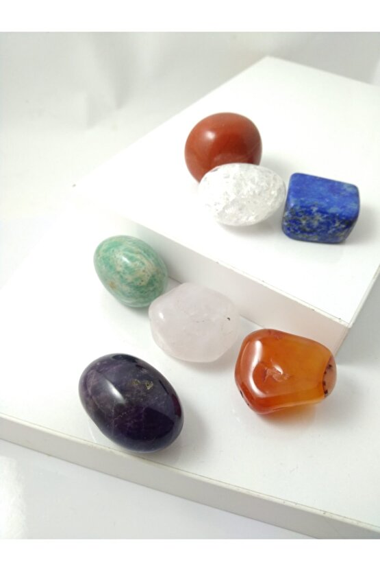 Çakra Taşları  7 Çeşit Doğaltaş Biblo