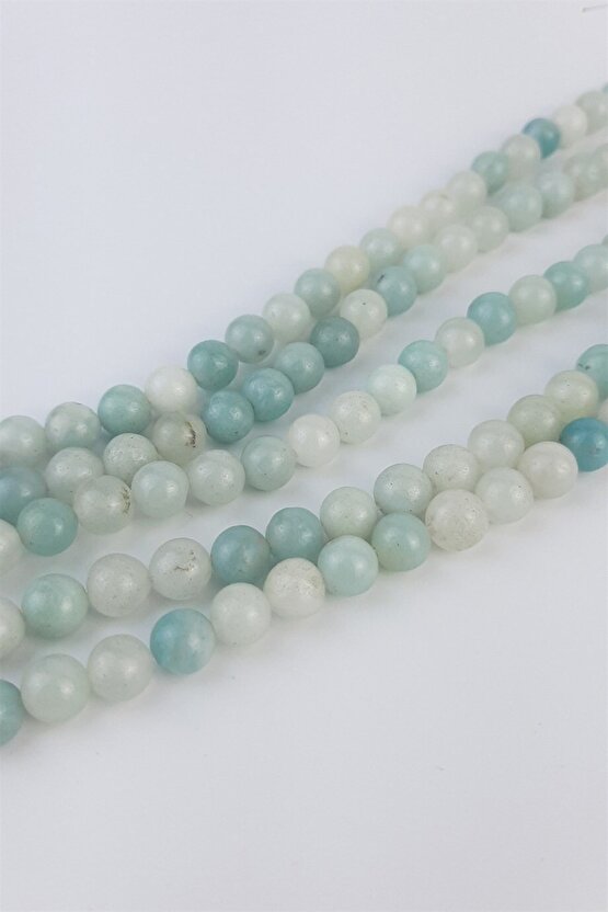 Amazonit Doğal Taş 8 Mm 1 Dizi Helsinki