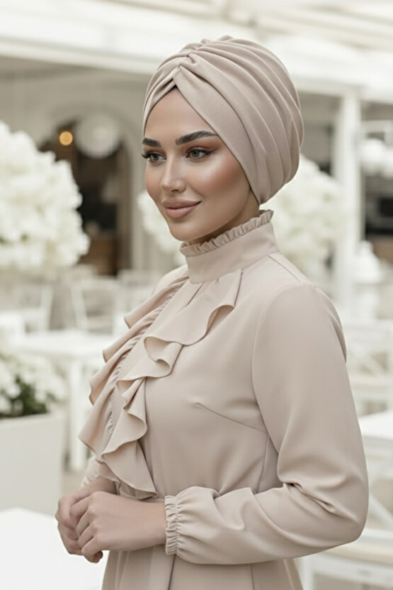 Kemik Rengi Büzgülü Salaş Bone