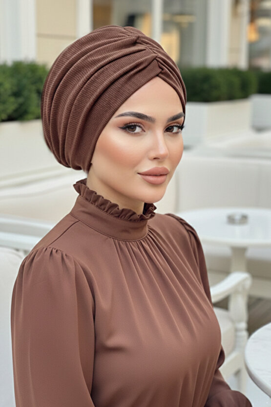 Kahverengi Büzgülü Salaş Bone