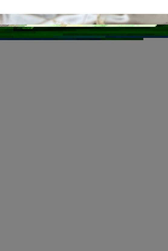 Beyaz Büzgülü Hazır Şal