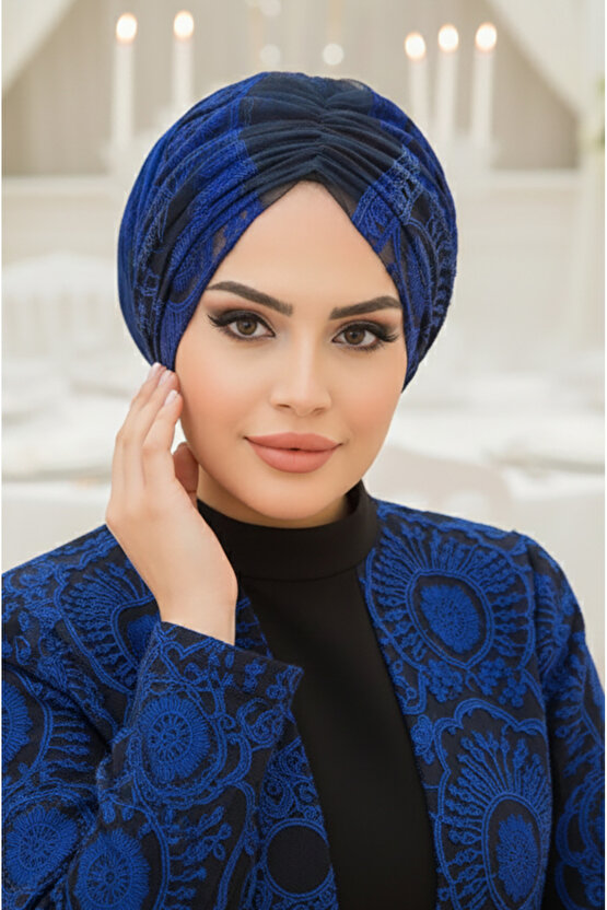 Saks Siyah Büzgülü Dolama Bone