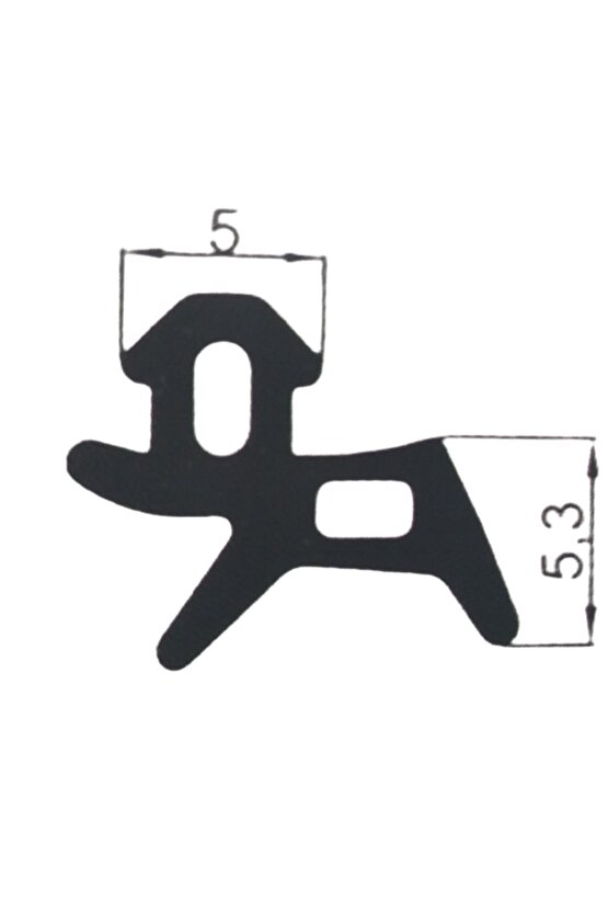 40 Metre Pimapen Kapı Pencere Fitili Contası Gri Renk Pimapen Contası Pvc Doğrama Fitili Contası