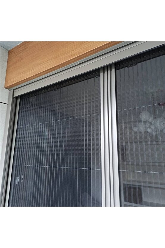 Ekol Sineklik Plise Sineklik Pencere Sineklik Pileli Sürgülü 0x90-0x220 Beyaz