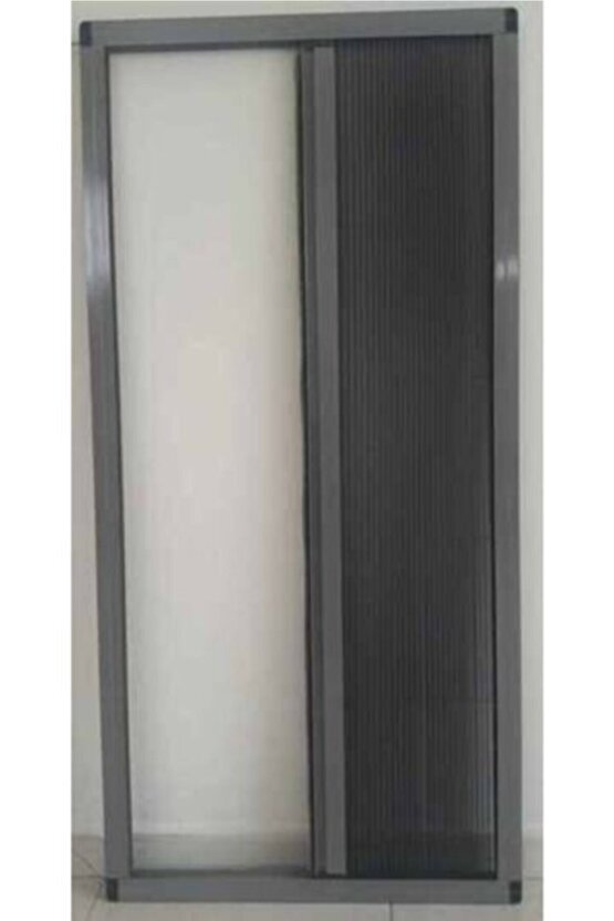 Antrasit Gri Plise Sineklik Akordiyon Sürgülü Pileli Sineklik Kapı Ve Pencere 80-100*140-160