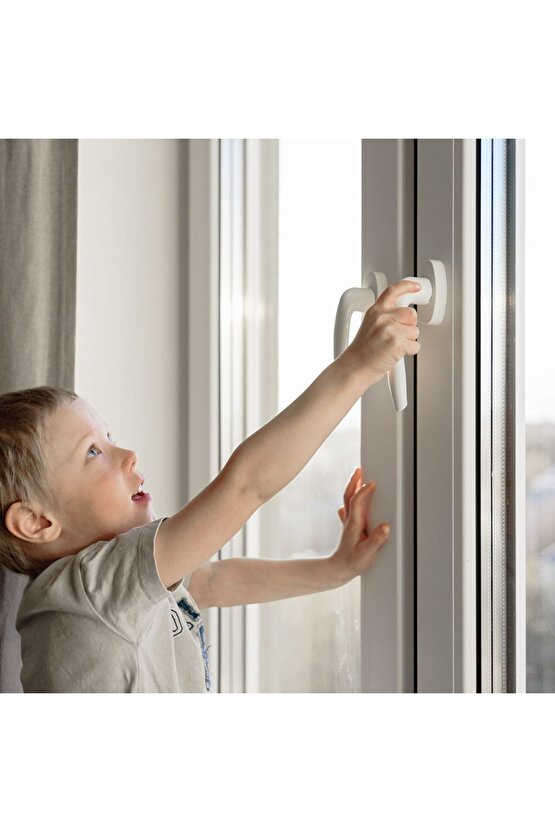 Pvc Pimapen Yüksek Kalite Alüminyum Pencere Kolu Beyaz (KIRILMAZ - TÜM TİPLER IÇİN)