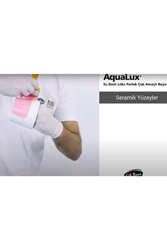 Aqualux Çok Amaçlı Ahşap Metal Cam Plastik Seramik Boyası 2.5lt Beyaz