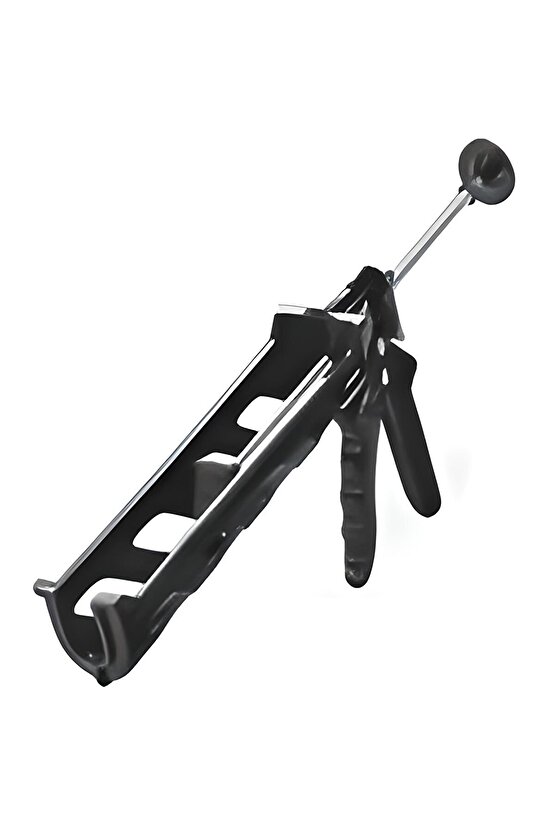 Yuvarlak Kalın Plastik Silikon Tabancası Siyah