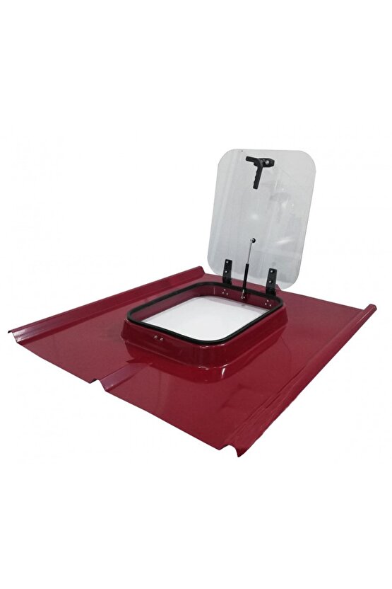 Sandviç Panel Amortisörlü Camlı Çıkış Kapağı