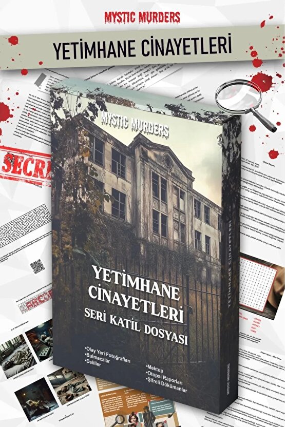 Yetimhane Cinayetleri Dedektif Oyunu - Dava Çözme Oyunu - Suç Çözme Oyunu - Cinayet Oyunu Cinayet Çö