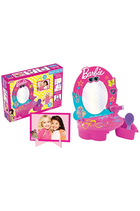 Kız Çocuk Pembe Lüks Güzellik Salonu Seti