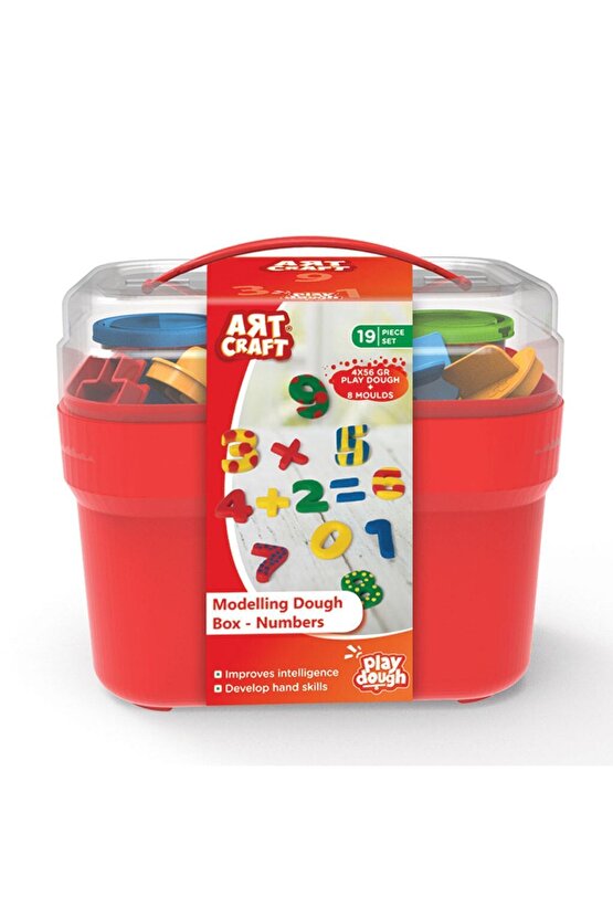 Sayılar Oyun Hamuru Sepeti - Oyun Hamuru Seti - Hamur Setleri - Hamur Kalıpları