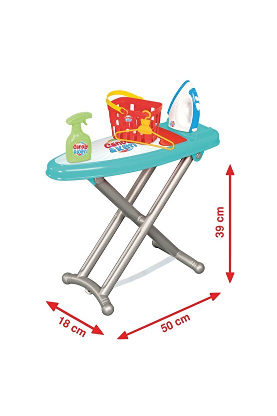 Candy & Ken Ütü Seti - Ev Eşyaları Seti - Ev Oyuncakları Seti