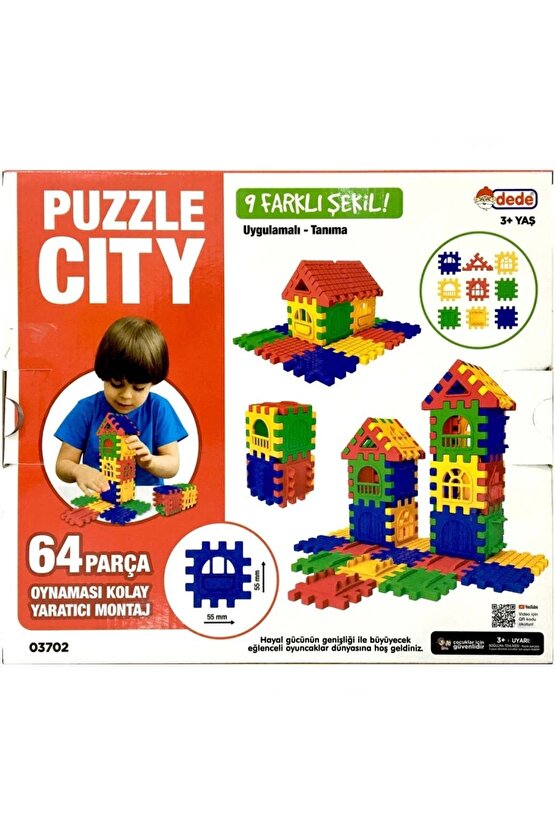 Puzzle City 64 Parça 03702