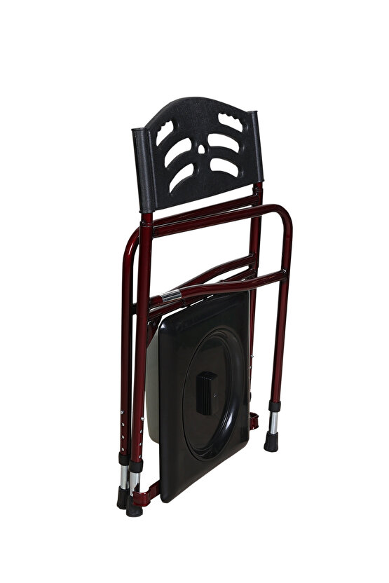 Seyyar Katlanabilir Hasta Yaşlı Engelli Alaturka Tuvalet Banyo Sandalyesi Taşınabilir Wc li Oturak