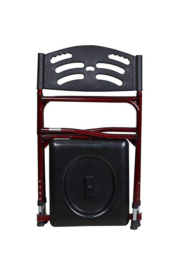 Ayaklı Klozet WC Yükseltici Seyyar Katlanabilir Hasta Yaşlı Engelli Tuvalet Banyo Sandalyesi