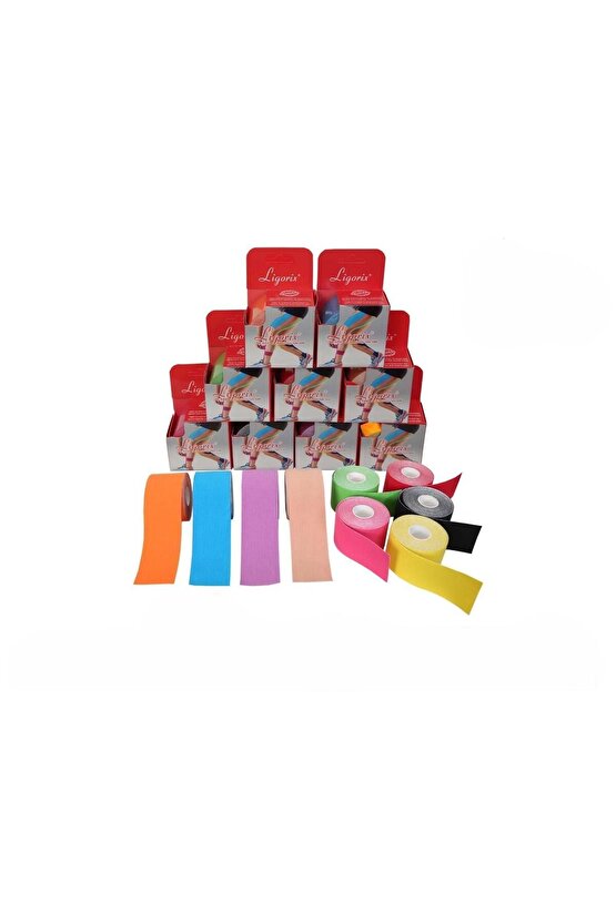 Kinesio Tape Ağrı Bandı 5cm X 5m -kırmızı