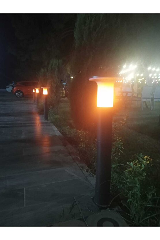 80 Cm, E27 Duy, Elektrikle Çalışır Dış Mekan Aplik, Plastik Bahçe, Duvar, Yol Armatürü, Ampul Hariç