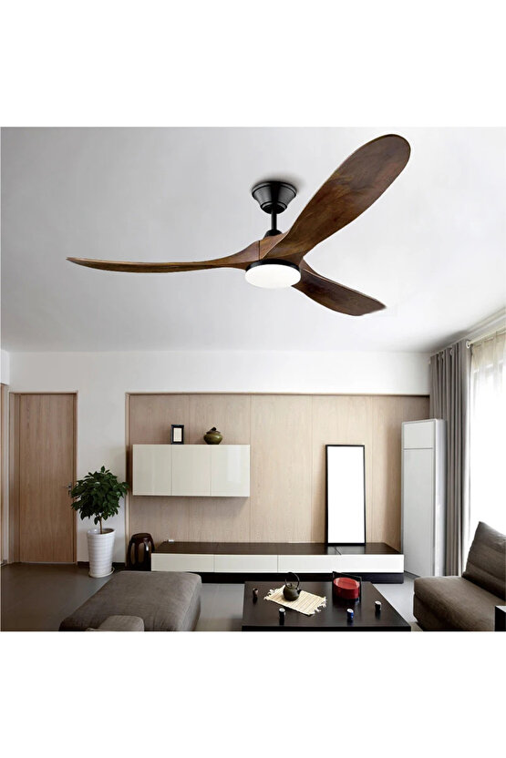 40 Watt, 3 Işık Modlu, 6 Kademeli, Kumandalı, Çok Şık ve Kaliteli Tavan Vantilatörü Ledli Vantilatör