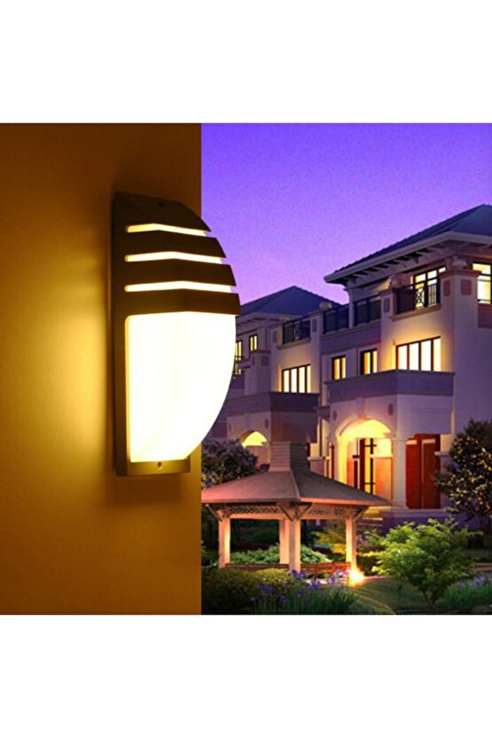 Elektrik İle Çalışır 24 Watt Günışığı Ledli Aplik, Karanlıkta Hareket Gördükçe Yanar