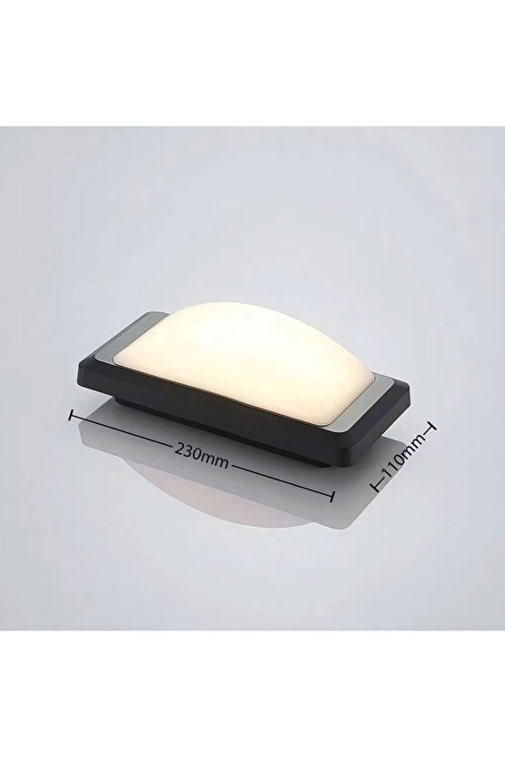 Elektrik İle Çalışır, Radar Sensörlü, Karanlıkta Hareket Gördükçe Yanar 24 Watt Beyaz Işık Led Aplik