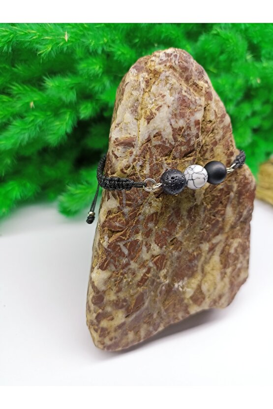 Doğaltaş Bileklik (sertifikalı)(makremeli)