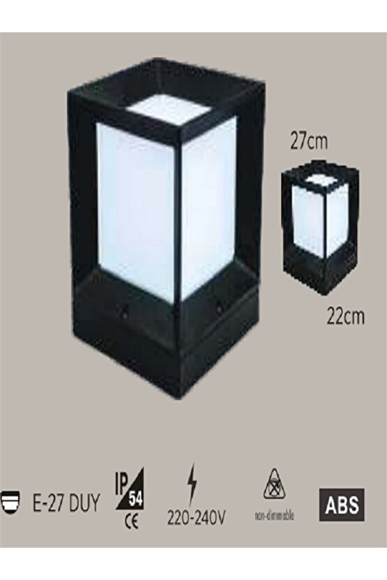 Bahçe Köşeli Kutusuz Shrinkli Sarı, Dayanıklı ve Şık Bahçe Dekorasyonu