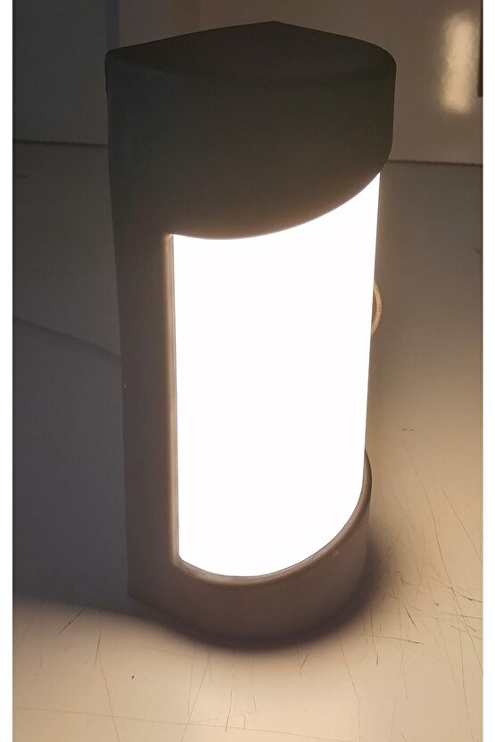 24 Watt Ledli Oval Dekoratif Aplik Dış Ve Iç Mekan Uyumlu Günışığı