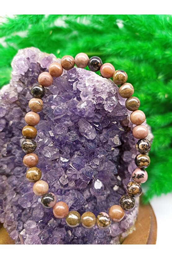 Rodonit Bileklik 6 Mm (sertifikalı)