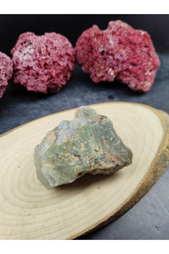 Aventurin Ham Doğal Taş Kaya (sertifikalı)