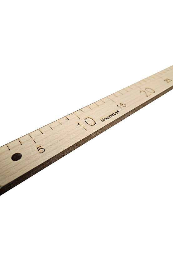 Ahşap Manifatura Cetveli Demirli 1 Metre (100cm)