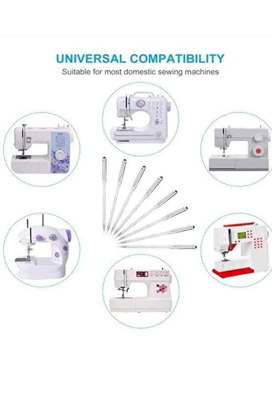 Singer Bernina Janome Çift Iğne Ve Nervür Ayak Set (iğne Paket Içinde 2mm,3mm Ve 4 Mmdir.)