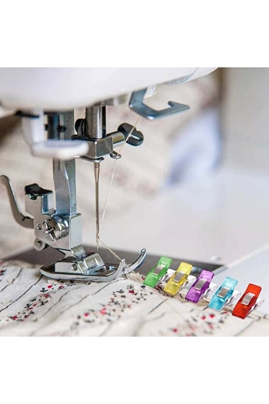 Plastik Kullanışlı Sağlam Mini Kumaş Kağıt Mandalı 100 Adetlik Fiyattır.