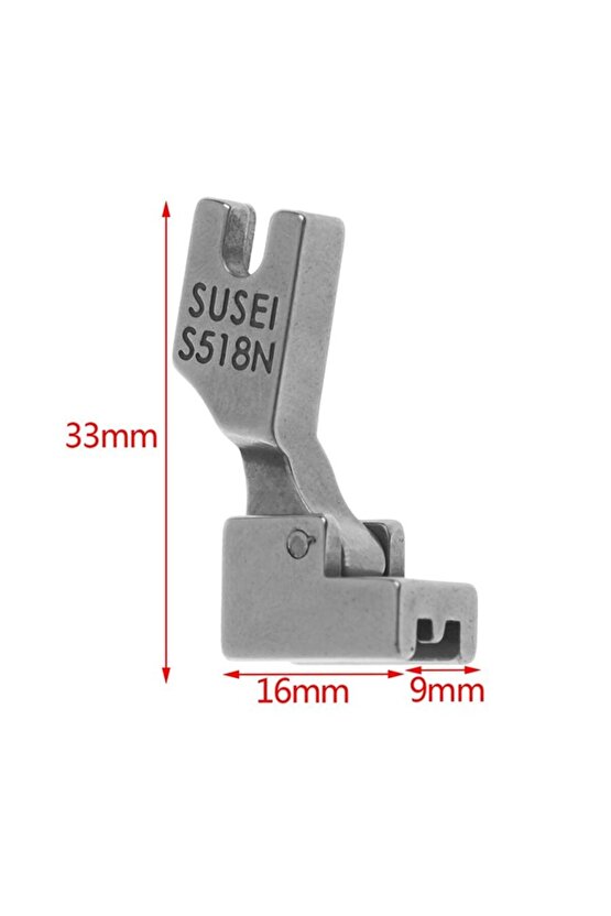 Düz Makine Gizli Fermuar Dar Ayak  S518N