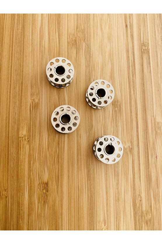 Ev Tipi Dikiş Makinesi Metal Beyaz Masura. 4lü.