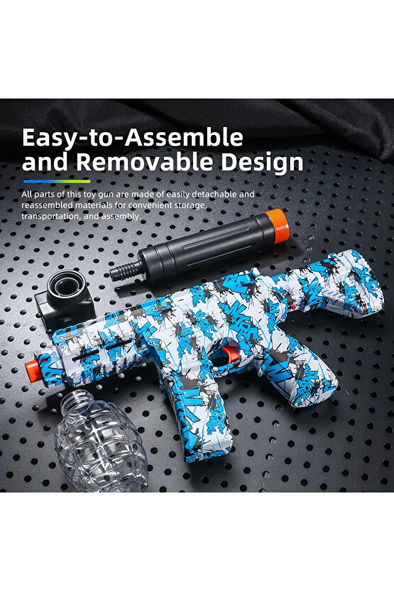 Jel Boncuk Atan Oyuncak Tüfek Su Jeli Topu Atıcı Tüfek Tabanca Buharlı ve Ateş Efektli