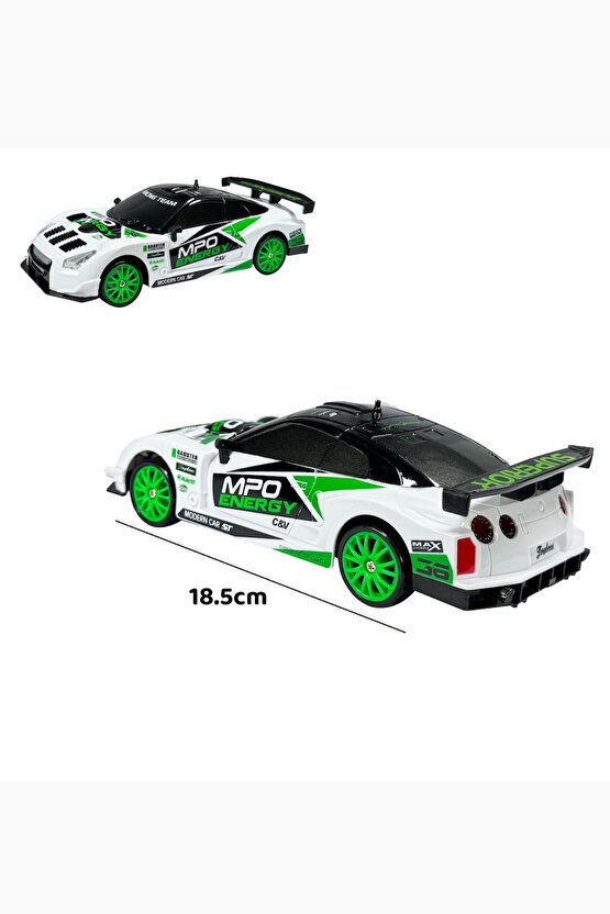 Oyuncak Uzaktan Kumandalı Aksesuarlı 2.4G Şarjlı 1:24 Drift Arabası 4x4 +4Yedek Tekerlek +15KmHız