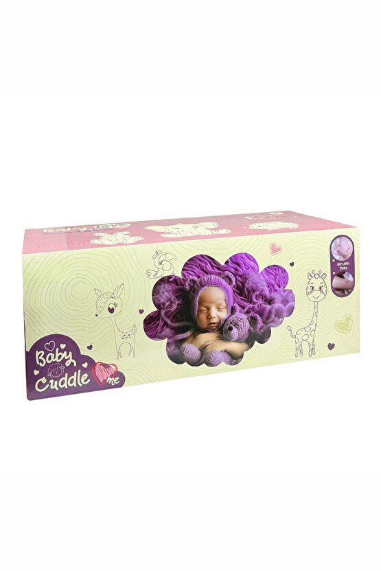 Oyuncak Kutulu 43 Cm Aksesuarlı Gerçekçi Elbiseli Bebek Çocuklar İçin Oyuncak Bebek